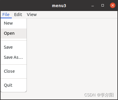 十九、Gtk4-Ui file for menu and action entries