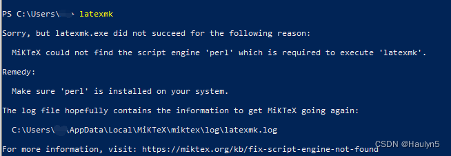 Windows 下基于 MikTeX 的 Latex 环境配置小记_spawn Latexmk Enoent-CSDN博客