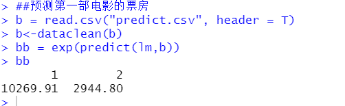 83 票房线性回归 Linear regression of film box office