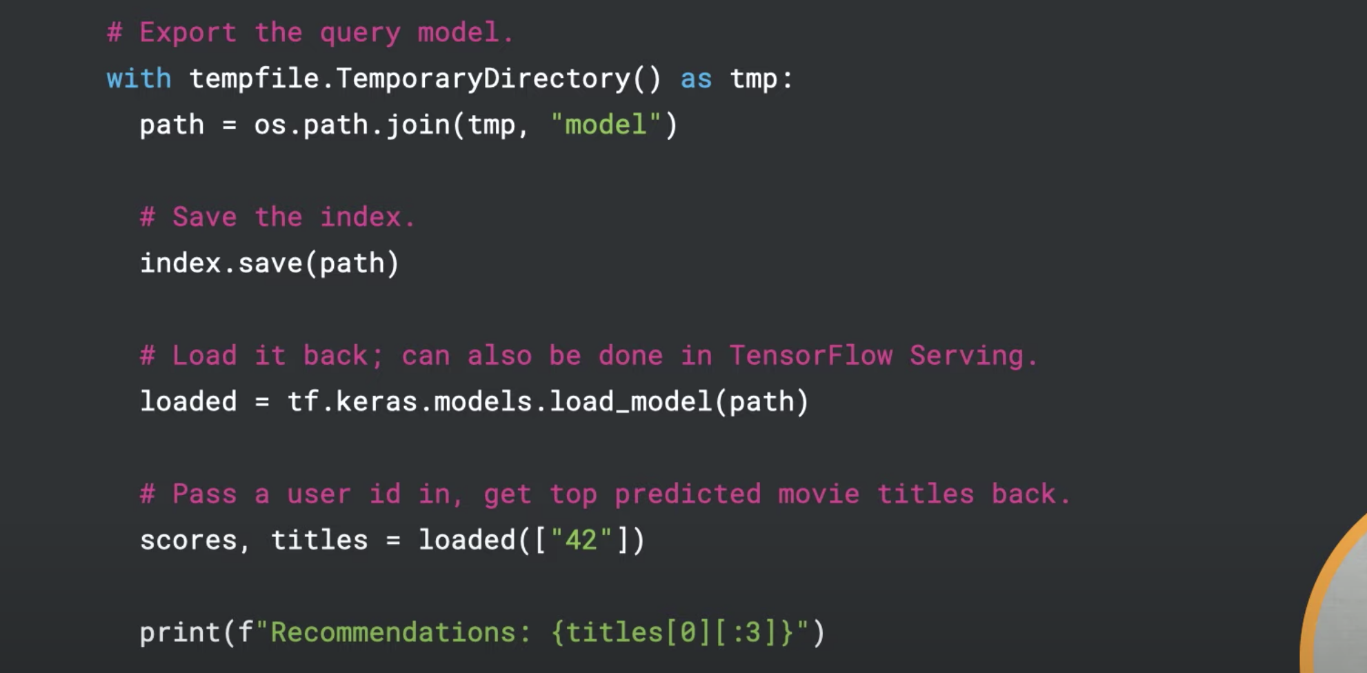 TensorFlow Recommenders 简介 3 使用 TensorFlow 构建推荐系统 Intro to TensorFlow ...
