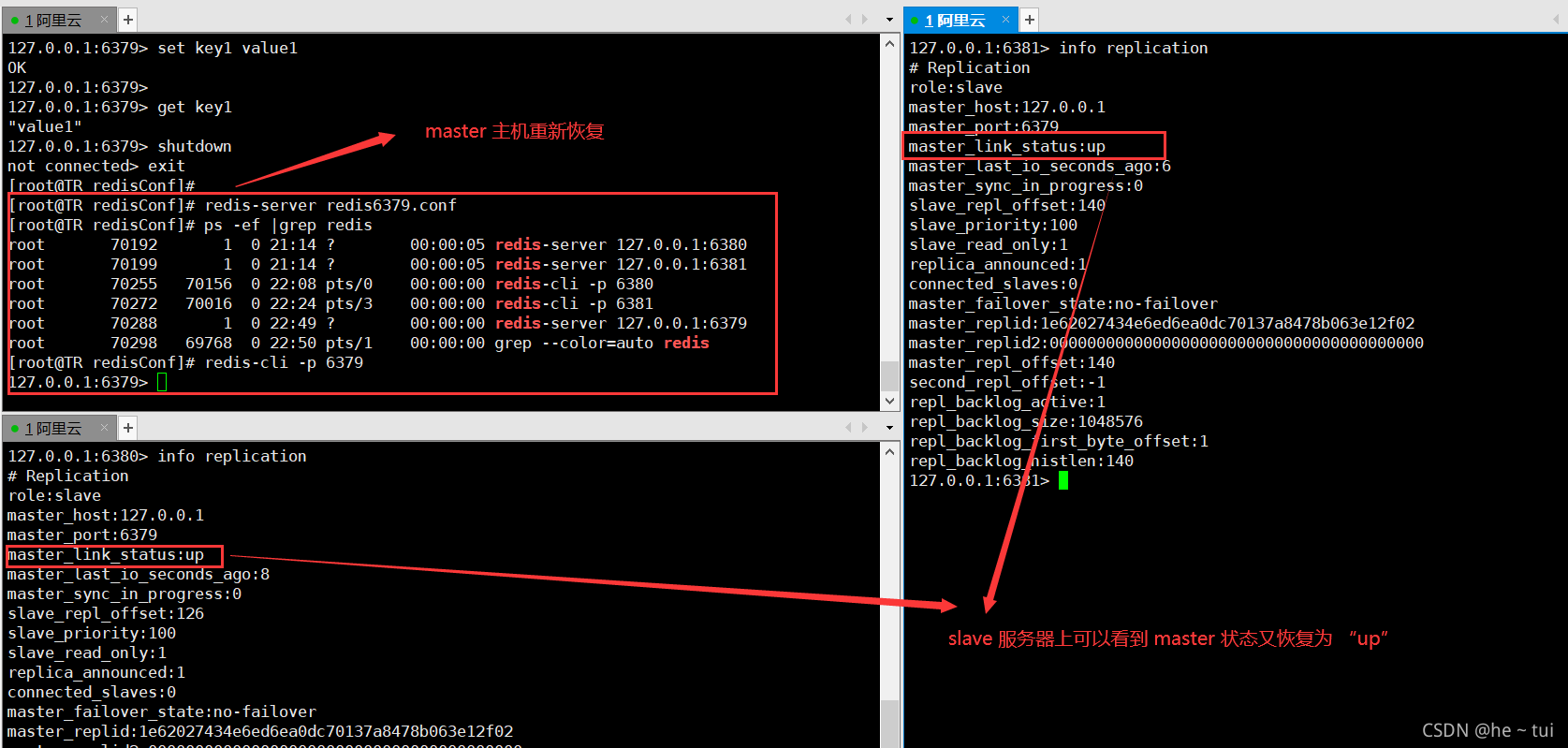 Redis 主从复制以及哨兵模式的详细图解