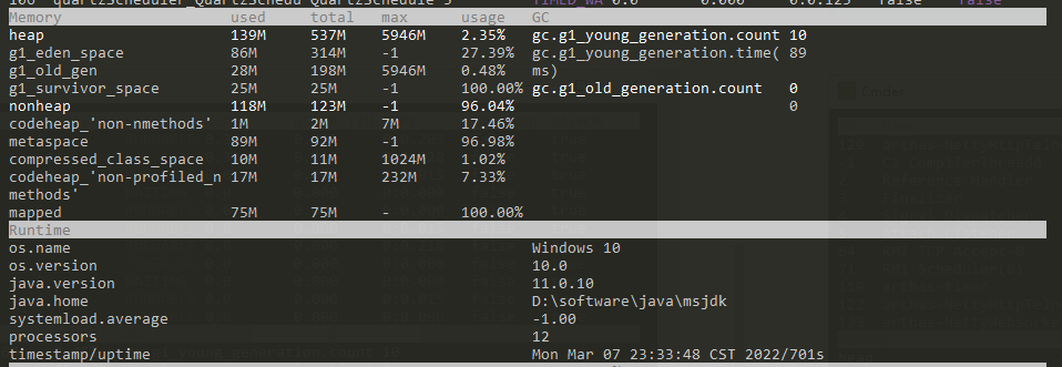JVM tuning Java diagnostic tool Arthas (online monitoring jvm, online ...