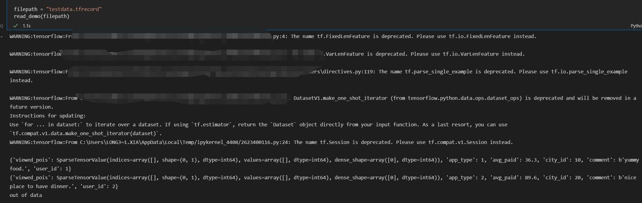 Tensorflow TFRecord spark Dataframe TFRecord loong XL CSDN 