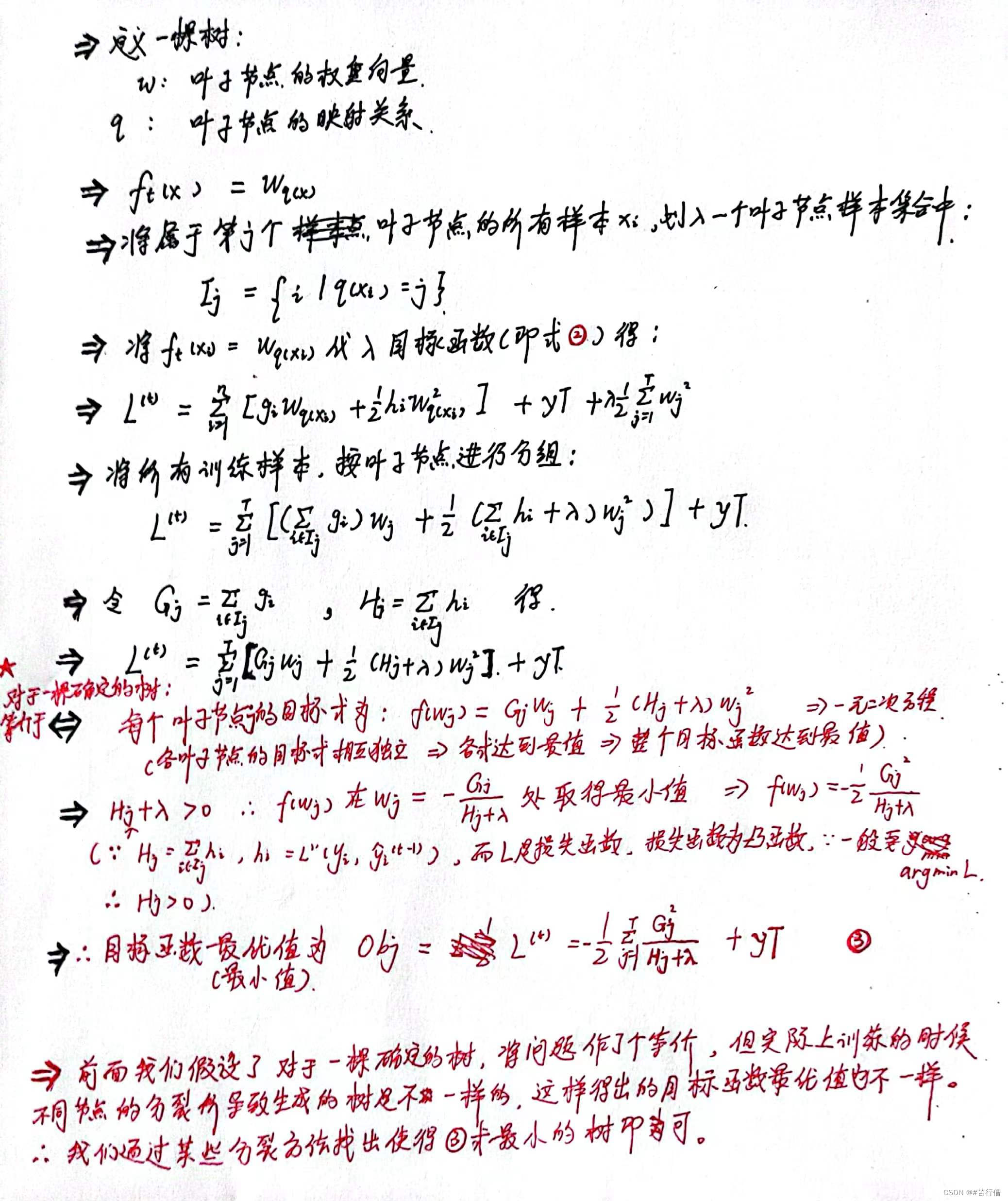 ML XGBoost详细原理及公式推导讲解+面试必考知识点