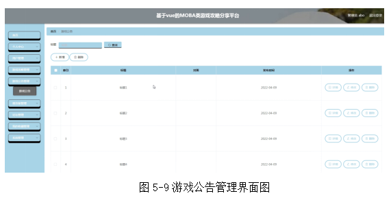 基于springboot+vue实现MOBA类游戏攻略平台项目【项目源码+论文说明】计算机毕业设计