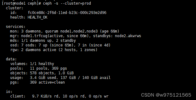ceph基本操作(rbd、rgw、cephfs) ，ceph与openstack集成，ceph主备_cephadm 创建pool-CSDN博客