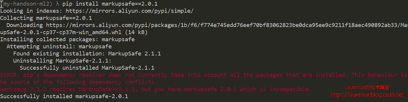Fixing 'Importerror: Cannot Import Name 'Soft_Unicode' From 'Markupsafe'