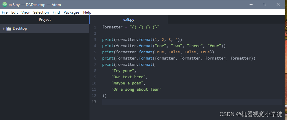 笨办法”学Python】8.打印,打印——.format()_python formatter.format-CSDN博客