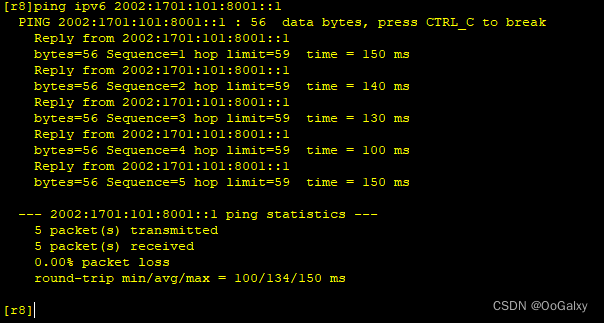 【HCIP】IPV6综合实验(ripng,ospfv3,bgp,6to4)