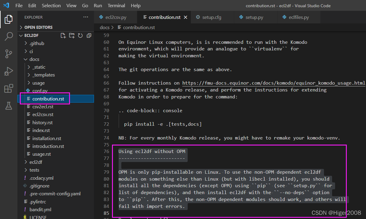 windows下Python工程使用eclipse油藏数值模拟器的文件读写c/c++算法库ecl2df导出全部属性数据为csv文件(续 ...