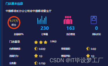 基于大数据的营业厅营业效能监控平台-门店基本信息