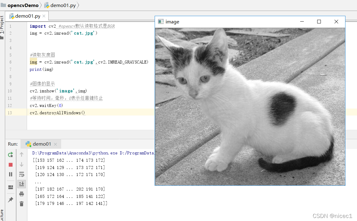 Python+OpenCV图片基本操作:读取像素值、图片展示_python opencv获取图像中间kernel像素-CSDN博客