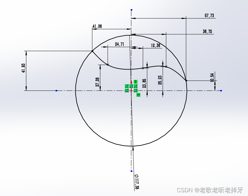 python二次开发Solidworks：圆+样条曲线草图