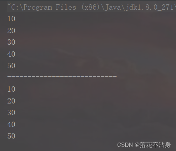Java for循环和增强for循环