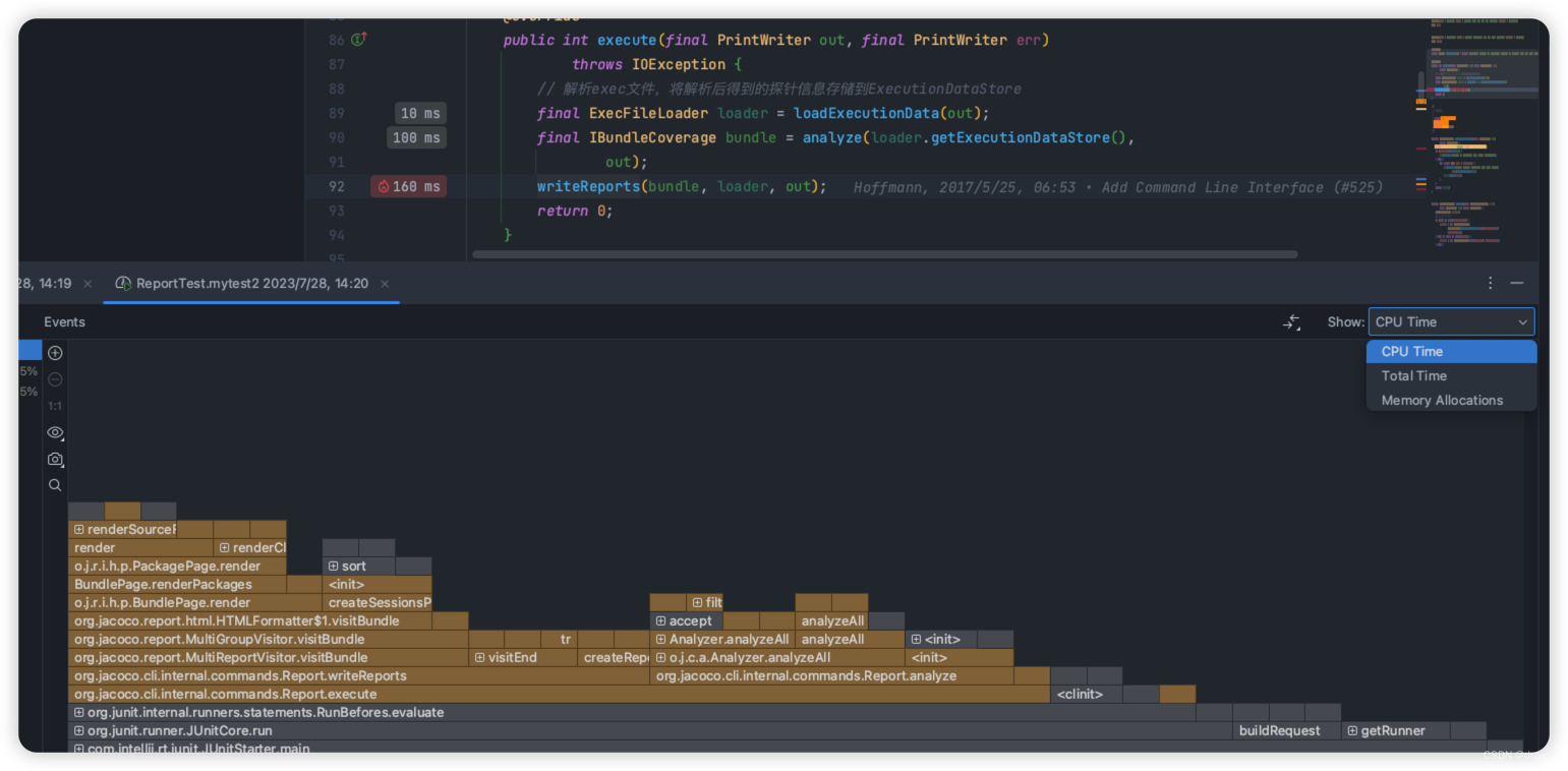 intellij 编辑器内性能提示