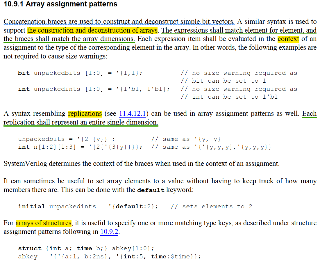 struct assignment systemverilog