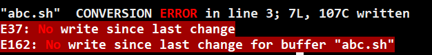 Linux--解决vi报错：E37: No write since last change E162: No write since last change for buffer