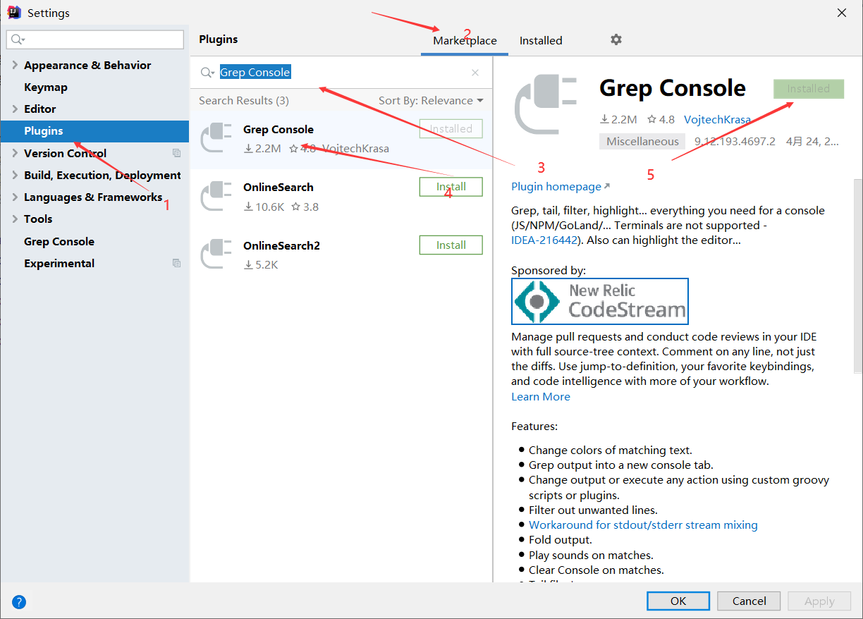 使用插件Grep Console改变log4j2打印颜色----idea插件Grep Console使用分享_grep console颜色配置 ...