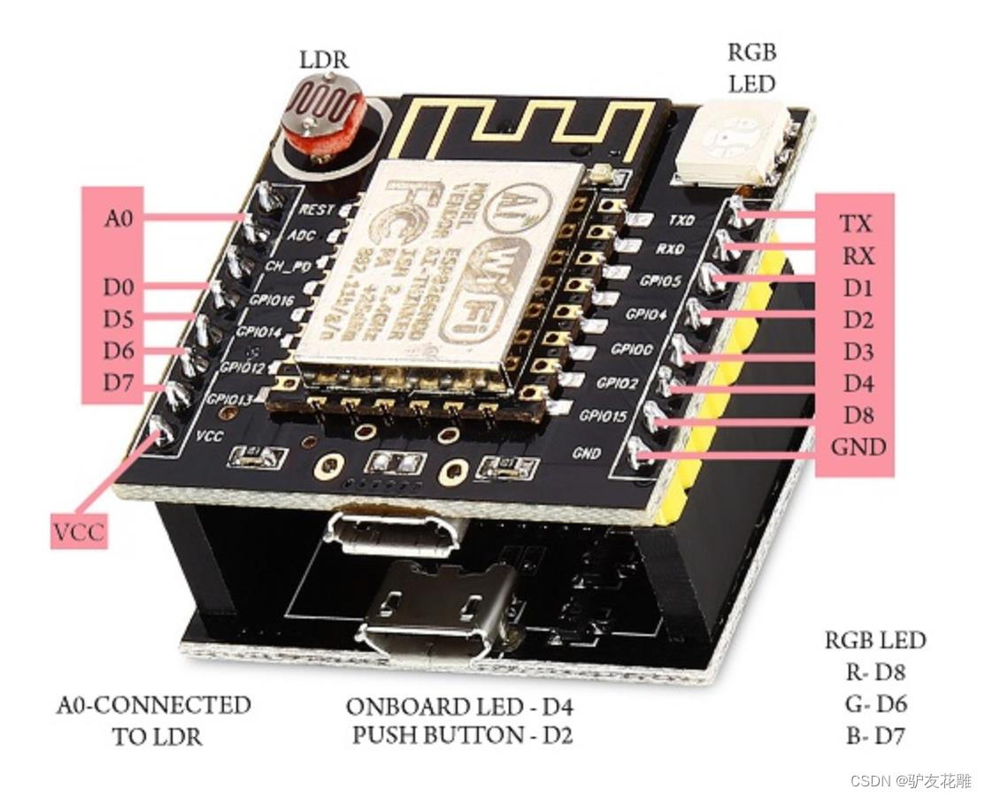 【雕爷学编程】Arduino动手做（175）---机智云ESP8266开发板模块8