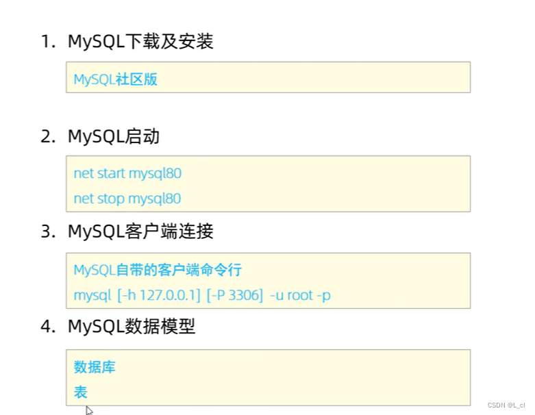 Mysql数据库 1.概述