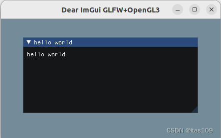 Dear ImGui结合CMake实现基于GLFW和OpenGL3的入门级hello world代码