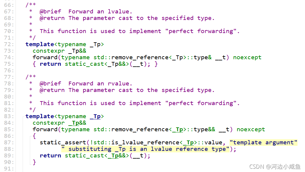 C/C++学习记录:std::forward 源码分析 / 完美转发的作用_std::forward源码-CSDN博客
