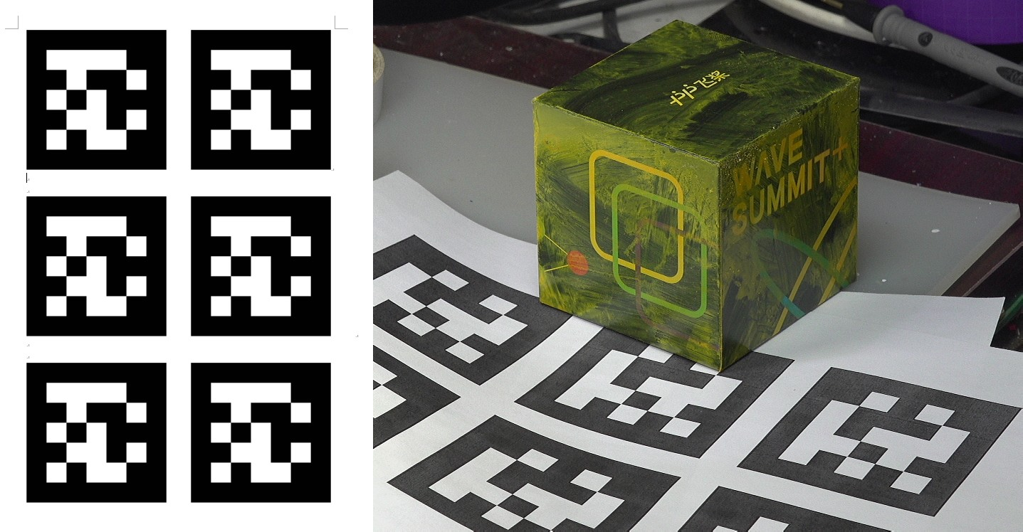 ▲ 图1.2.3 打印之后的Apriltag码