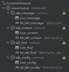 component tree