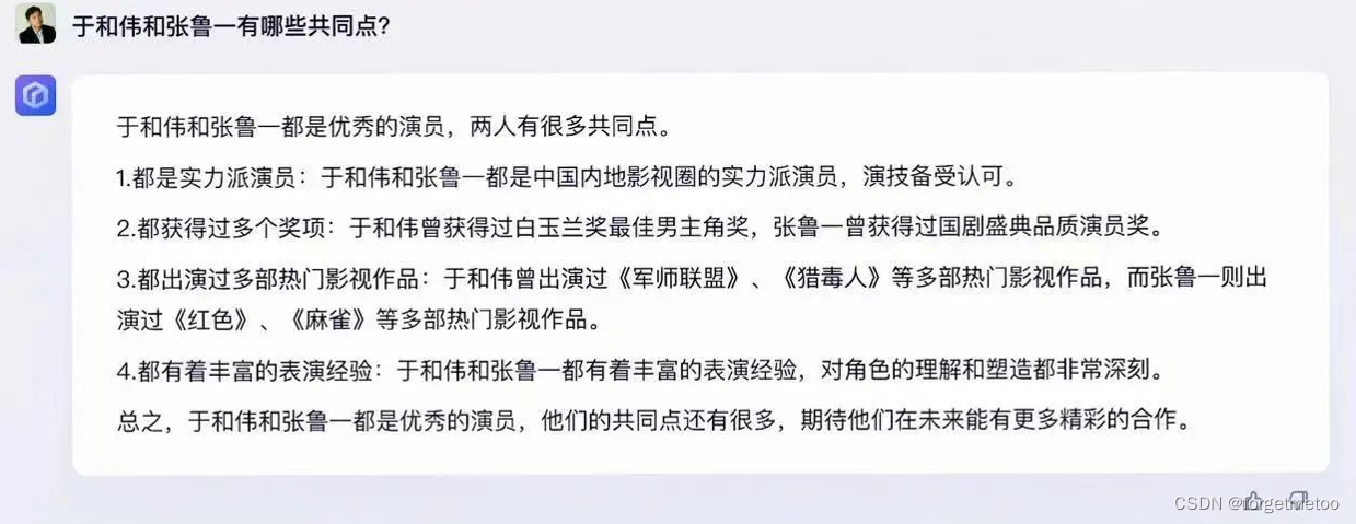 文心一言回答于和伟与张鲁一的共同点