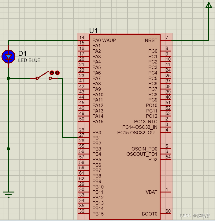 stm32f10系列--管脚被设置为输入模式时，对其进行输出操作将影响其输入功能