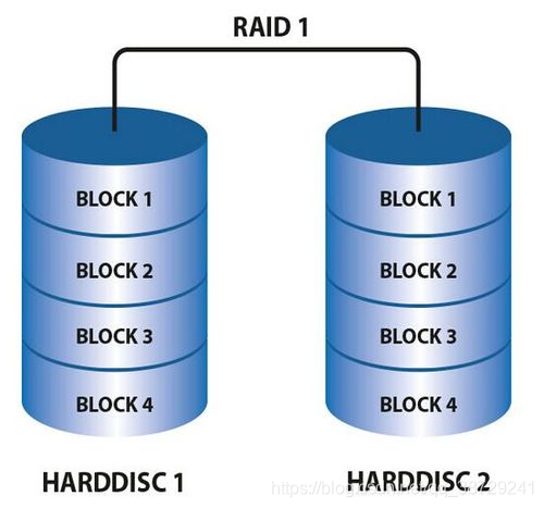 图：RAID1