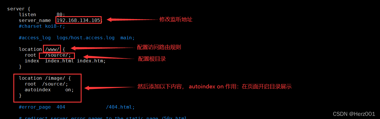 配置动静分离