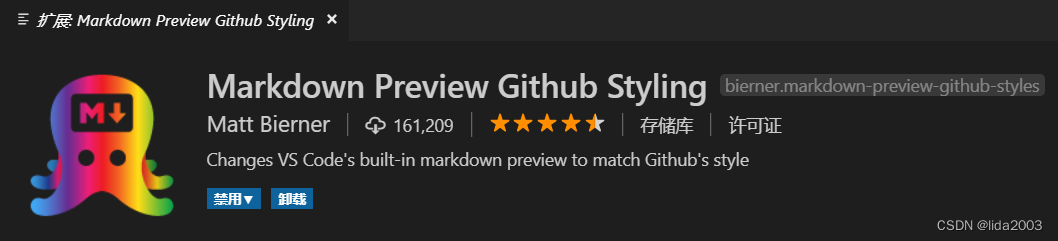 Markdown Preview Github styling