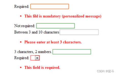 jQuery 第十一章（表单验证插件推荐）