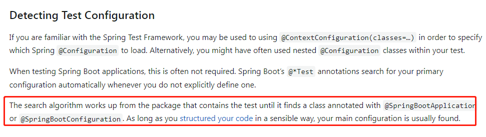 Spring boot 官方说明