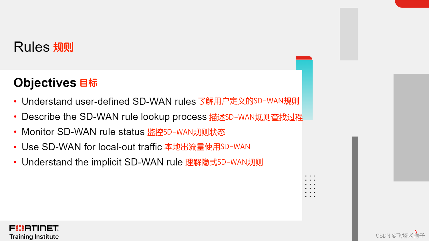 教程篇(7.2) 05. 规则& SD-WAN ❀ Fortinet 网络安全架构师NSE7_飞塔sd 