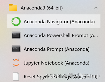 打开Anconda Navigator