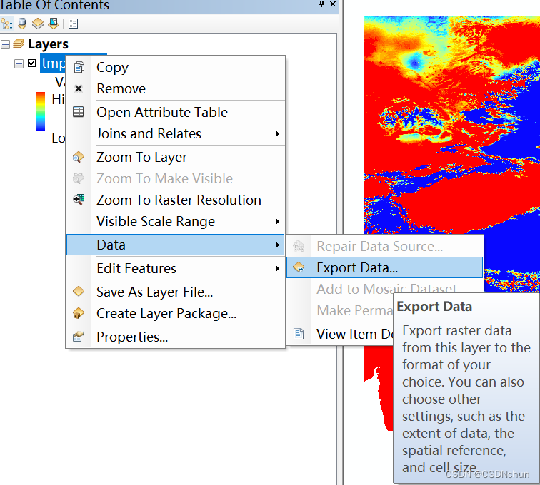 ArcGIS nc文件读取，定义坐标及修改投影_arcgis打开nc文件CSDN博客