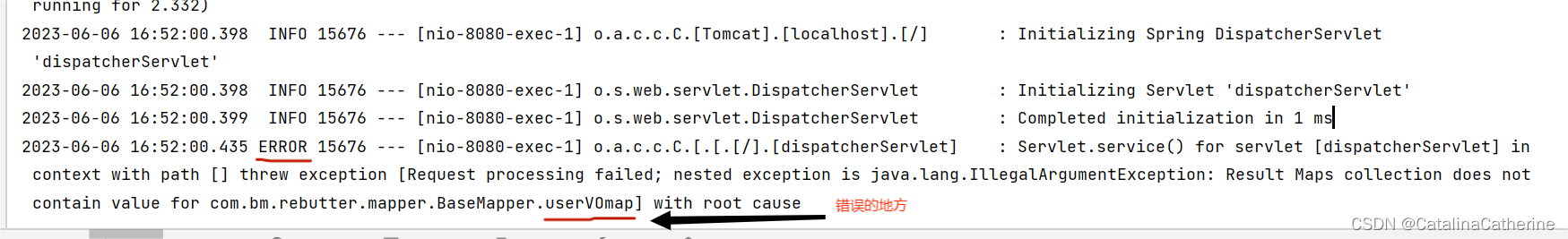 There was an unexpected error (type=Internal Server Error, status=500 ...