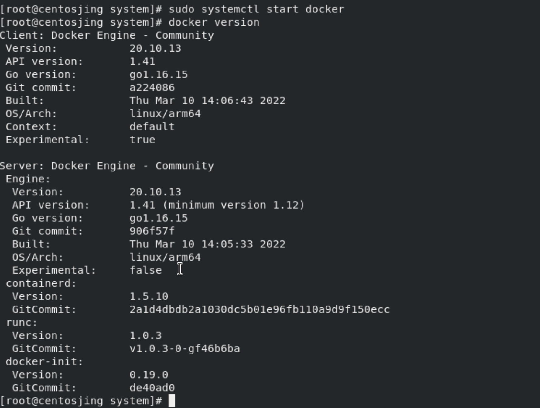 centos8-docker-run