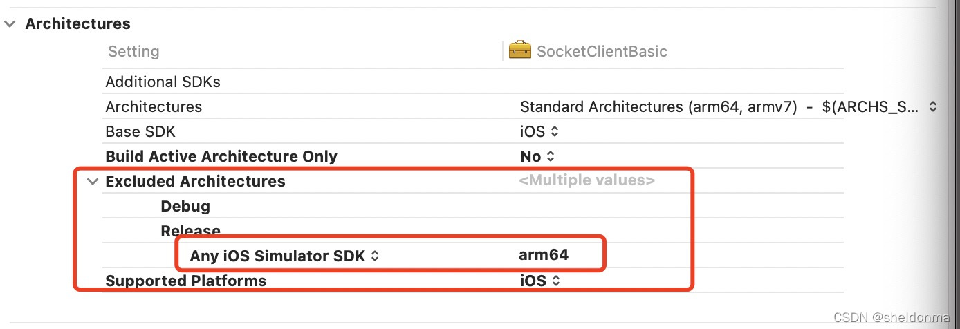 Xcode 12打包framework 报错：have the same architectures (arm64) and can‘t be in the same fat output file