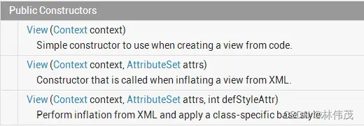 View的三个构造函数