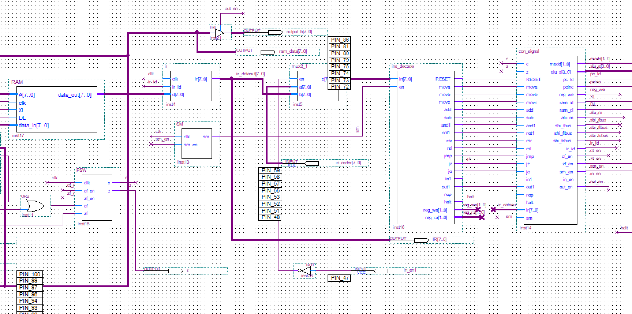 简易CPU，模型机的制作_存储逻辑型cpu模型机-CSDN博客