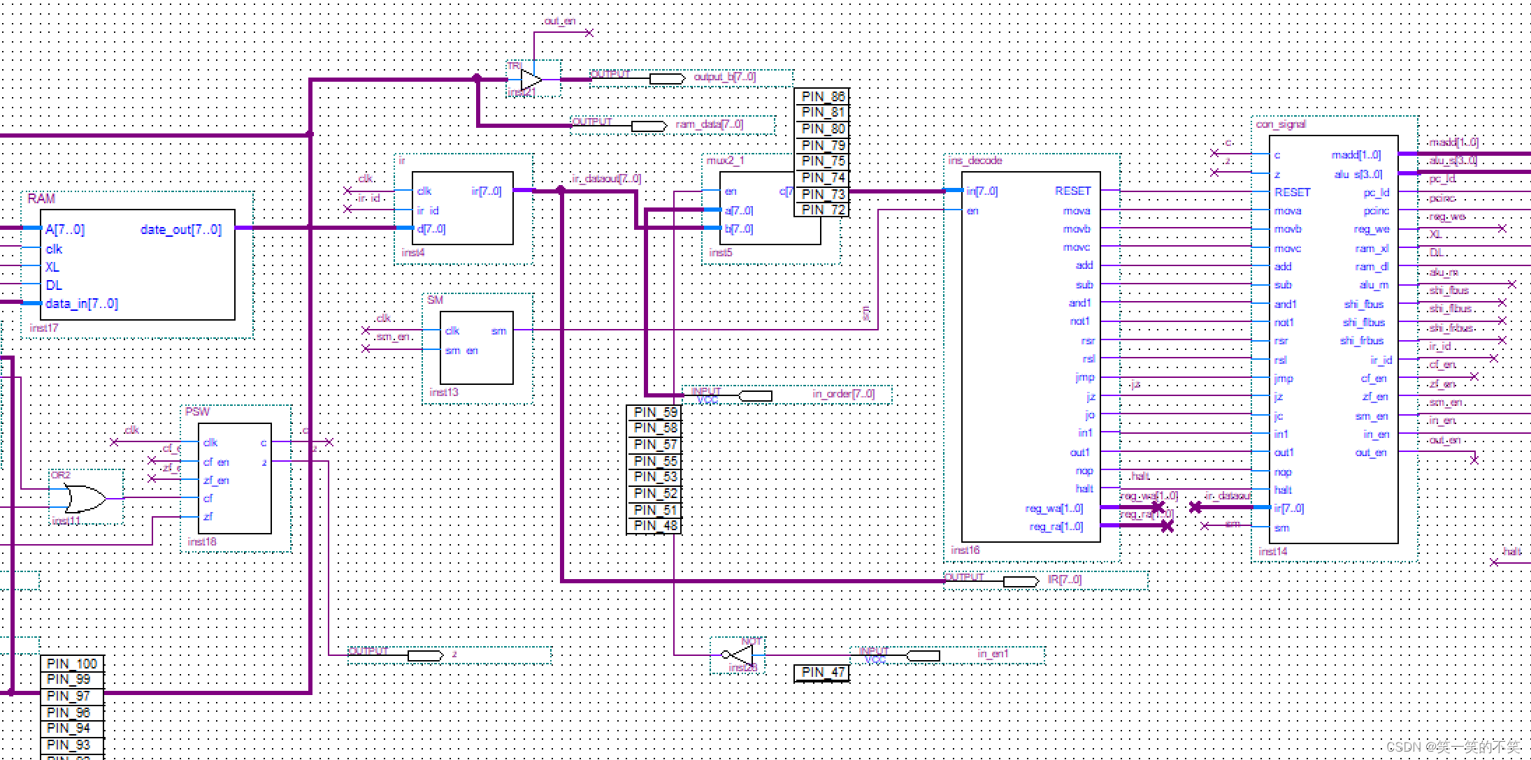 简易CPU,模型机的制作_存储逻辑型cpu模型机-CSDN博客