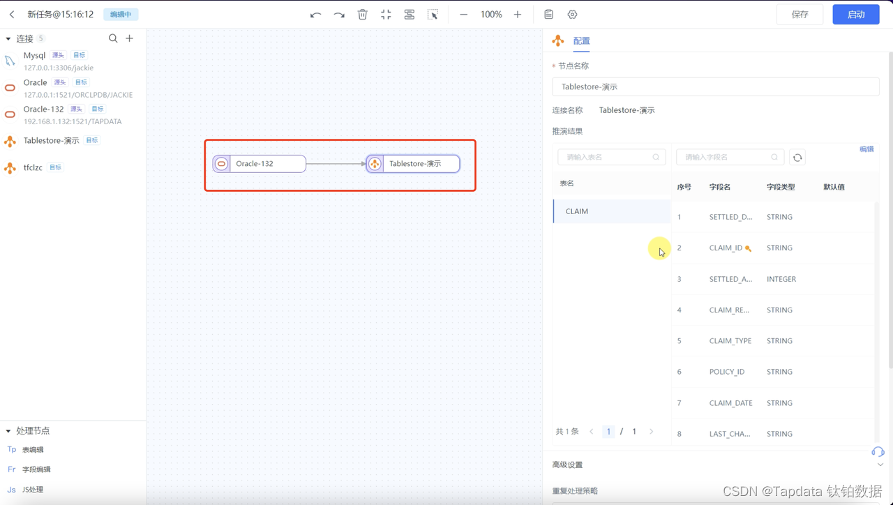 Tapdata Cloud 场景通关系列：将数据导入阿里云 Tablestore，获得毫秒级在线查询和检索能力