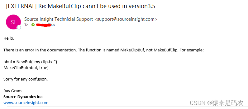 source insight 宏 MakeBufClip
