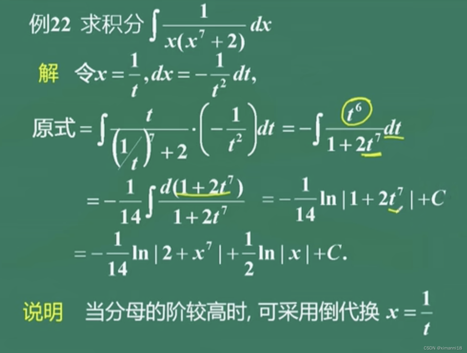 1 凑微分法例1:求积分   ∫ sin2xdx解: 令u=2x