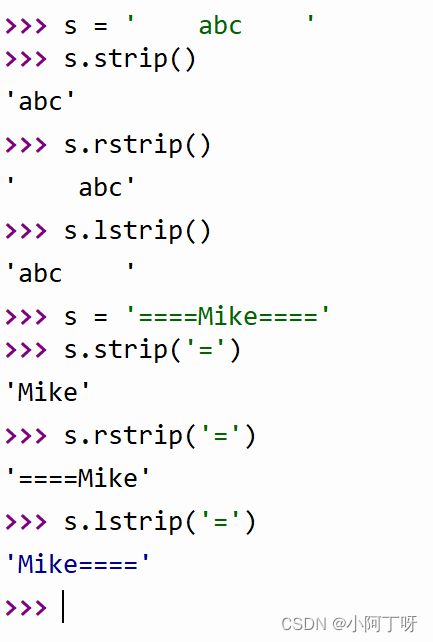 Python之字符串的基本操作（很详细）