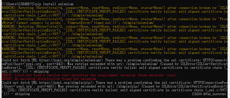 python-pip-could-not-fetch-url-https-pypi-simple-selenium