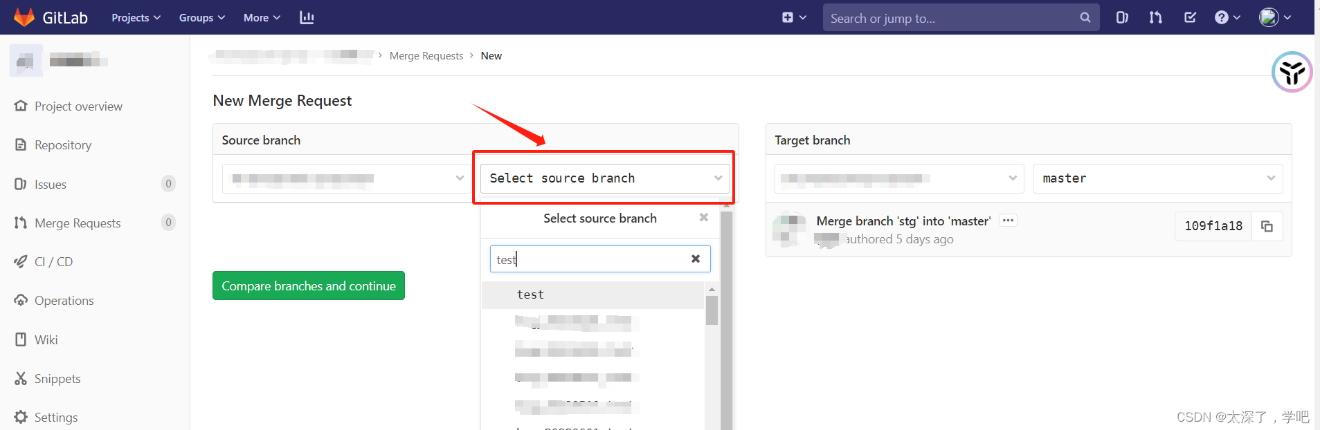 Gitlab使用Merge Requests_gitlab merge requests-CSDN博客